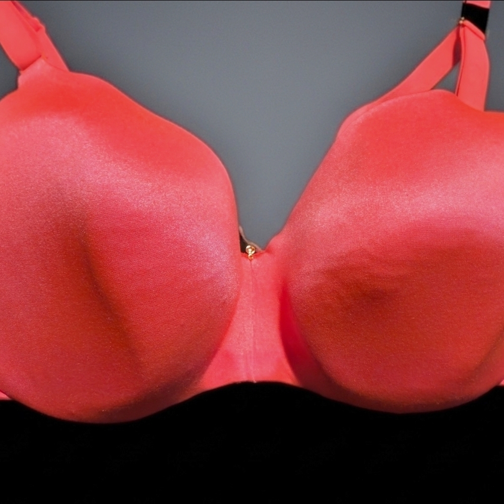 Cacique Radiant Coral Lightly Lined Balconette Bra 42DD